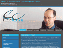 Tablet Screenshot of expert-comptable-arles-moya.fr